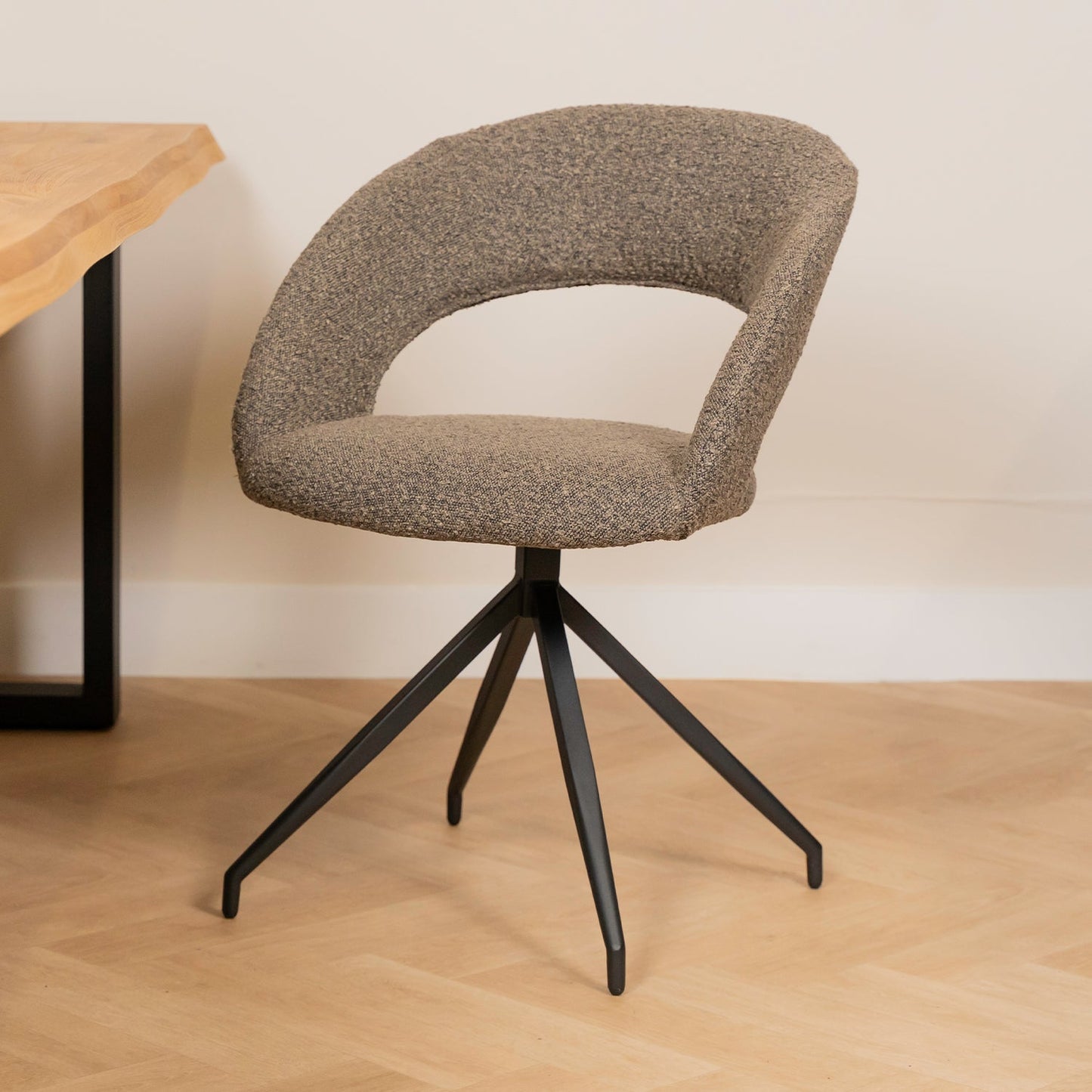 Eetkamerstoel Yara | Mouse Bouclé