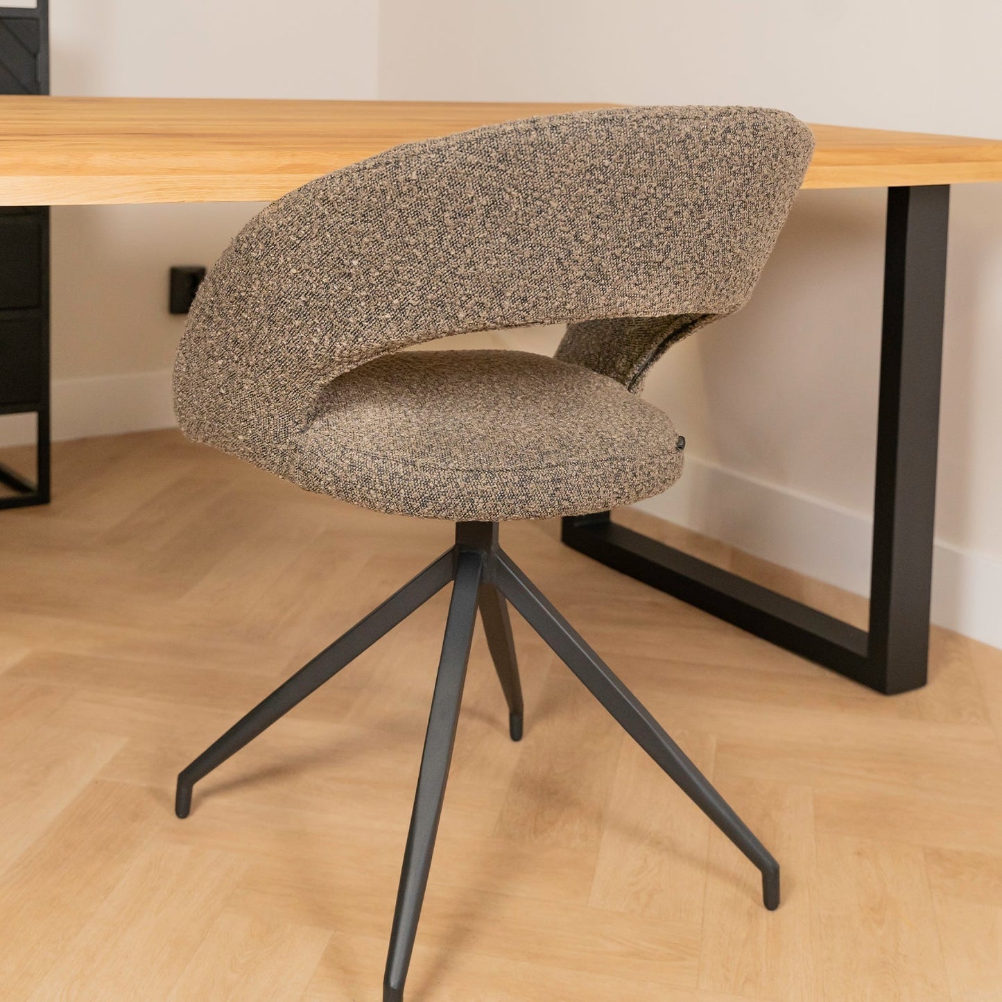 Eetkamerstoel Yara | Mouse Bouclé