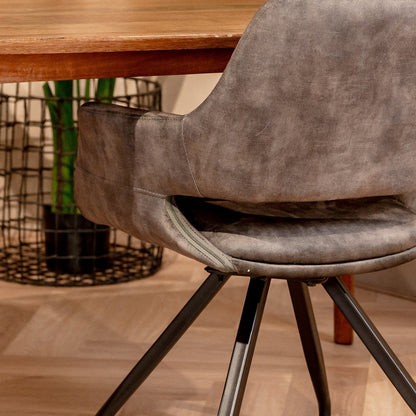Eetkamerstoel Capp | Velvet Olive Groen