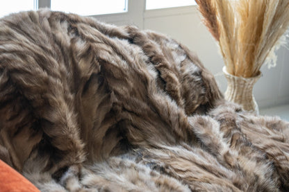 Luxe Deken Kastanjebruin