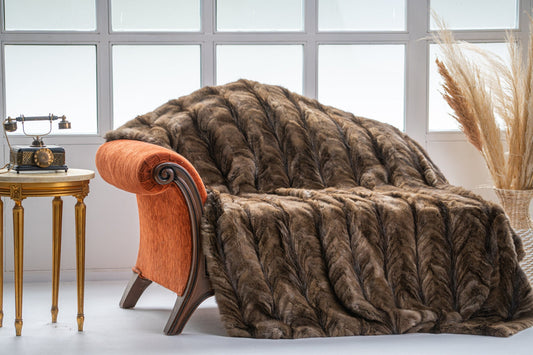Luxe Deken Bruin