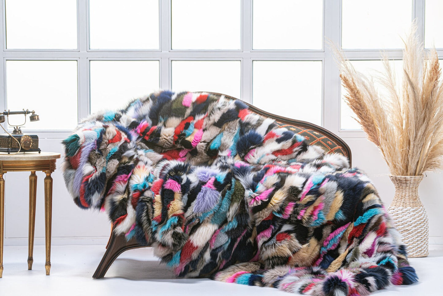 Luxe Deken Kleurenmix