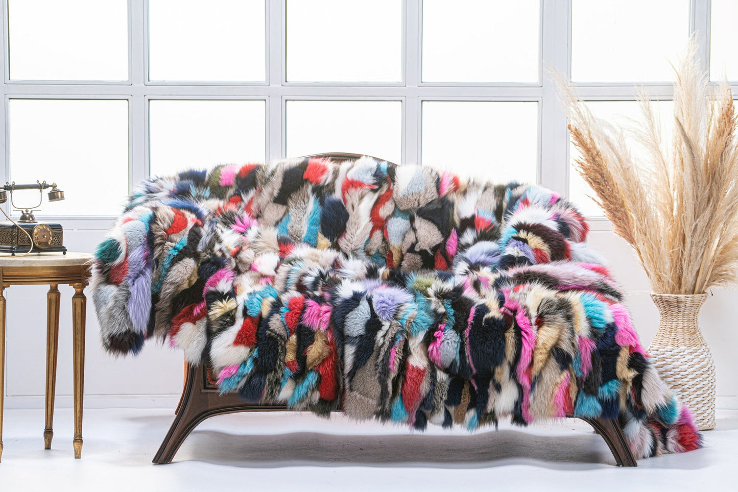 Luxe Deken Kleurenmix