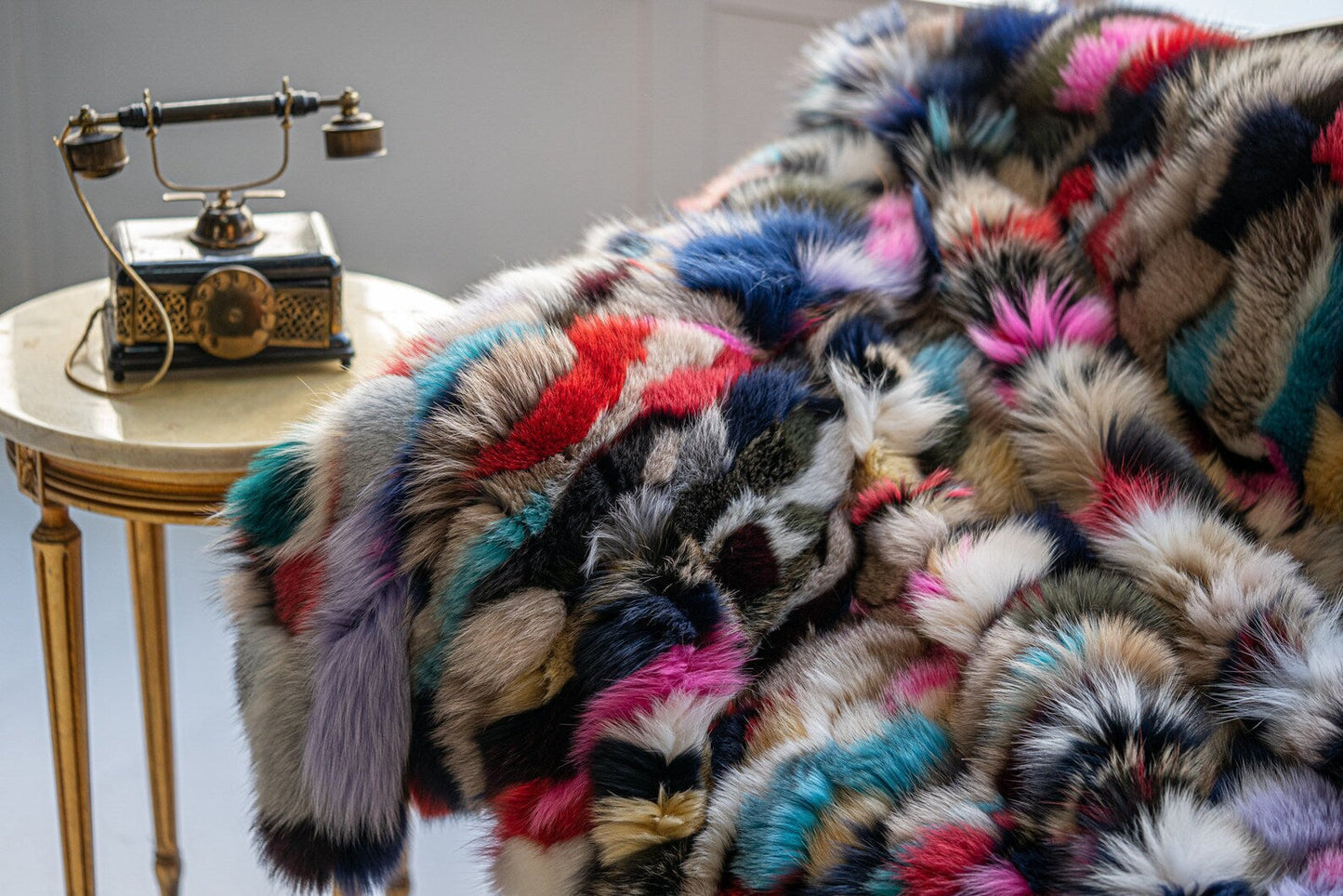 Luxe Deken Kleurenmix