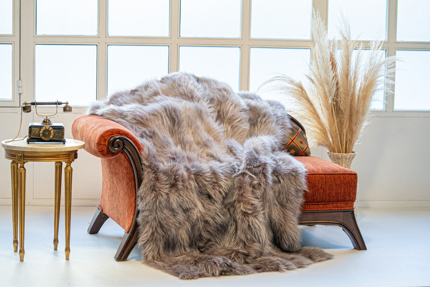 Luxe Deken Licht Bruin