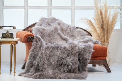 Luxe Deken Licht Bruin