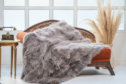 Luxe Deken Licht Bruin