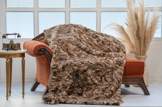 Luxe Deken Donkerbruin