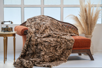 Luxe Deken Donkerbruin