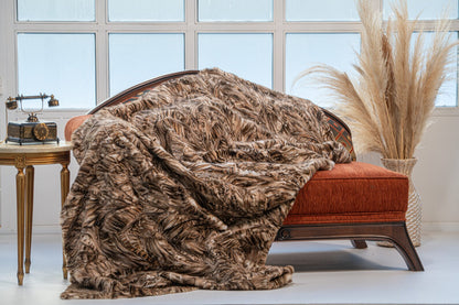 Luxe Deken Donkerbruin