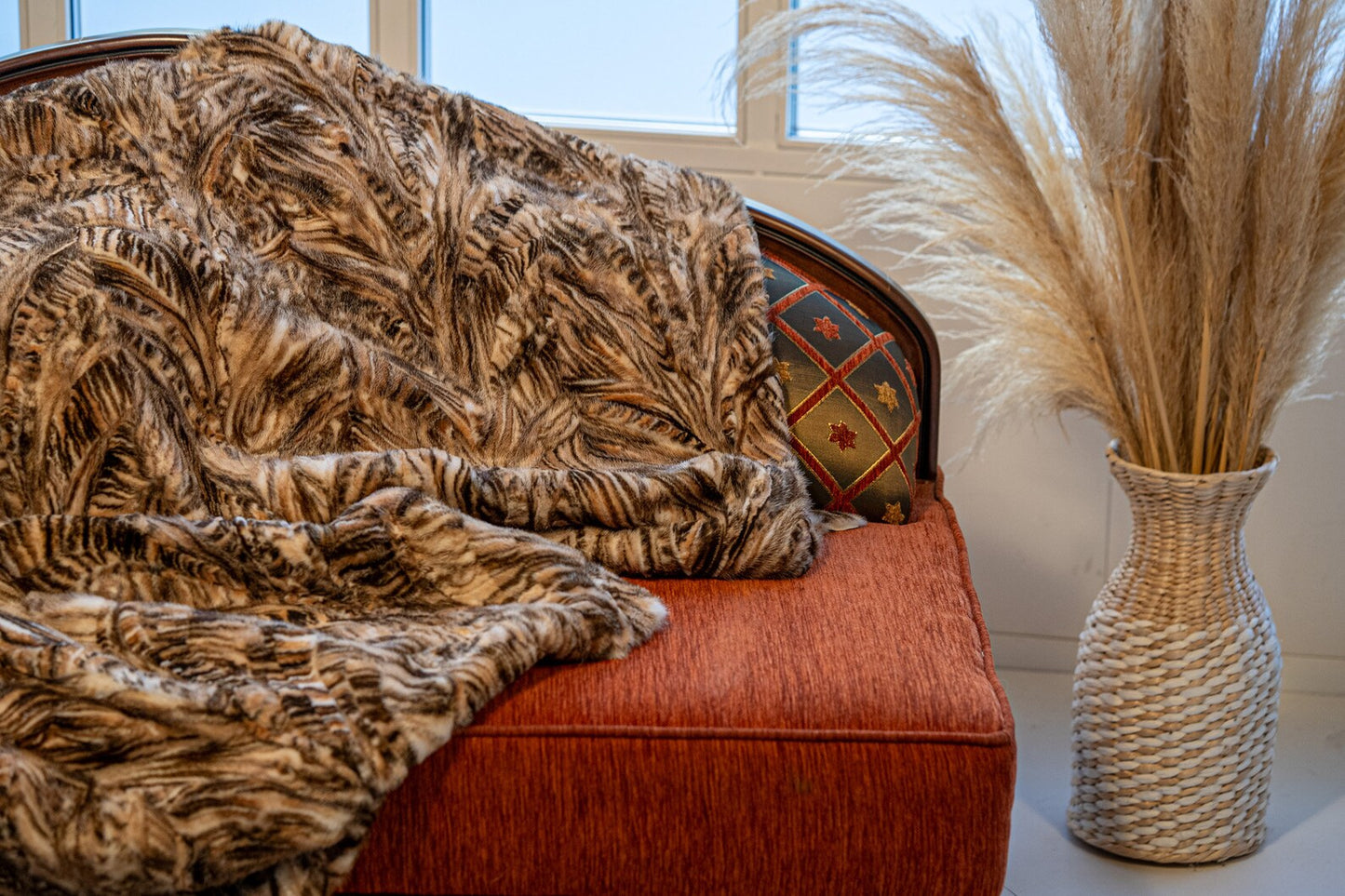 Luxe Deken Donkerbruin