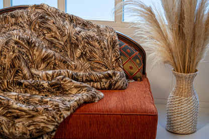 Luxe Deken Donkerbruin